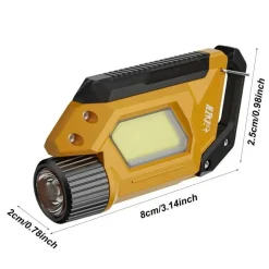 Cozy Living Camping Im Freien|Outdoor & Garten-Wiederaufladbares LED-Schlüsselringlicht – Kompakte Camping-Taschenlampe