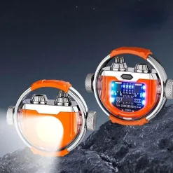 The Outdoor Vault Camping-Werkzeuge|Camping Im Freien-Wiederaufladbares Plasma-Lichtbogenfeuerzeug mit LED-Licht