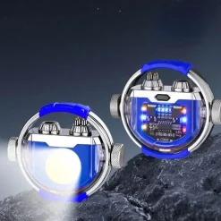 The Outdoor Vault Camping-Werkzeuge|Camping Im Freien-Wiederaufladbares Plasma-Lichtbogenfeuerzeug mit LED-Licht