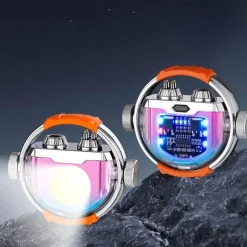 The Outdoor Vault Camping-Werkzeuge|Camping Im Freien-Wiederaufladbares Plasma-Lichtbogenfeuerzeug mit LED-Licht