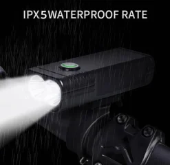 Wilderness Haven Fahrräder & Verkehr|Beleuchtung-Wiederaufladbares USB-Fahrrad-Frontlicht - Heller LED-Scheinwerfer