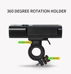 Wilderness Haven Fahrräder & Verkehr|Beleuchtung-Wiederaufladbares USB-Fahrrad-Frontlicht - Heller LED-Scheinwerfer