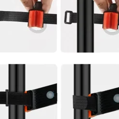 Decor Fahrräder & Verkehr|Heimwerkzeuge-Wiederaufladbares, wasserdichtes LED-Fahrradrücklicht – sichere Sichtbarkeit beim Fahren