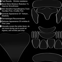 The Relaxation Nook Frauenpflege|Körperpflege-Wiederverwendbare Anti-Falten-Pads aus Silikon – Hautpflegebehandlung
