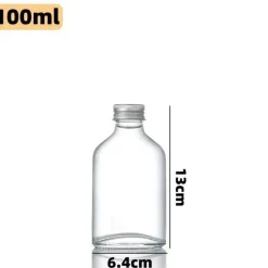 Plates u0026 More Küche & Esszimmer-Wiederverwendbare Getränkeflaschen aus klarem Glas – perfekt zum Entsaften von Smoothies, Kombucha, Tee, Milch und Wein