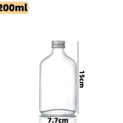 Plates u0026 More Küche & Esszimmer-Wiederverwendbare Getränkeflaschen aus klarem Glas – perfekt zum Entsaften von Smoothies, Kombucha, Tee, Milch und Wein