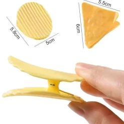 The Culinary Kit Küche & Esszimmer-Wiederverwendbare Lebensmittelaufbewahrungsclips - Verschlussclips für Chipverpackungen