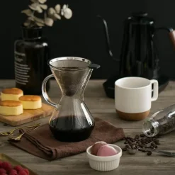 Tom Küche & Esszimmer-Wiederverwendbarer Kaffeefilter aus Edelstahl – Umweltfreundlicher Filter für die Tropfkaffeemaschine