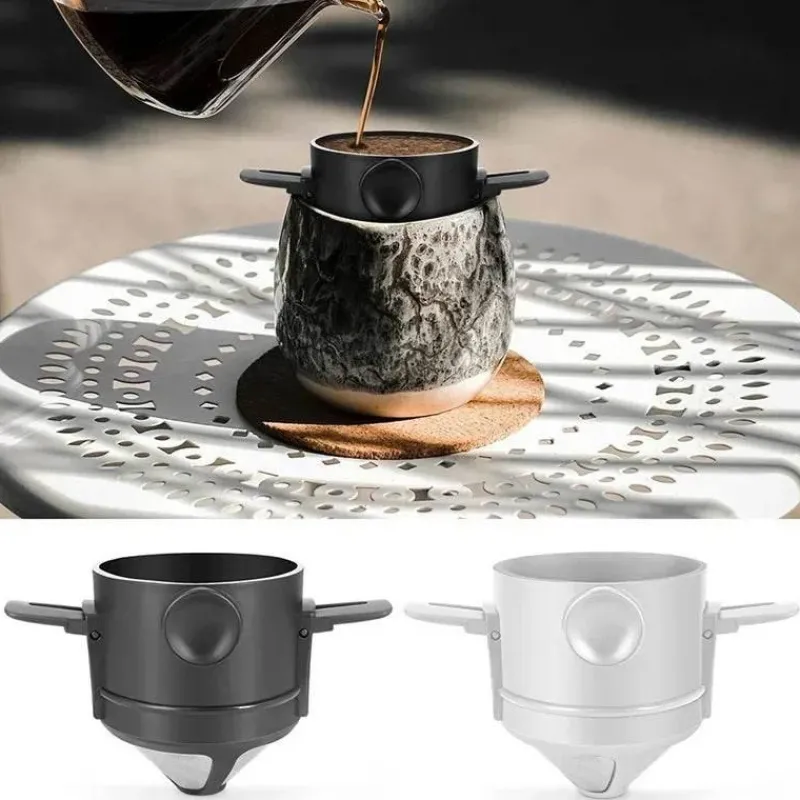 Tom Küche & Esszimmer-Wiederverwendbarer Kaffeefilterkegel – Umweltfreundliche Filterkaffeemaschine