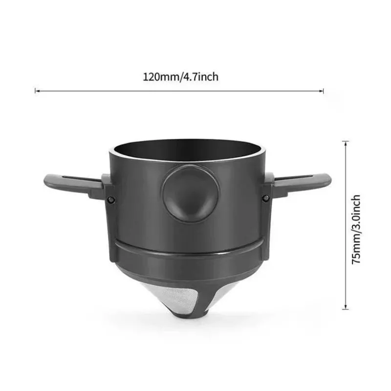 Tom Küche & Esszimmer-Wiederverwendbarer Kaffeefilterkegel – Umweltfreundliche Filterkaffeemaschine