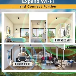 Comfort u0026 Style Gadgets Für Zuhause-WiFi Range Extender – Drahtloser Signalverstärker für verbesserte Konnektivität