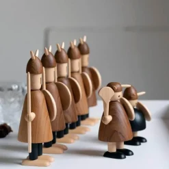 Willow u0026 Whim Wohndeko-Wikinger-Wohndekor aus Holz – Kreativer nordischer Akzent