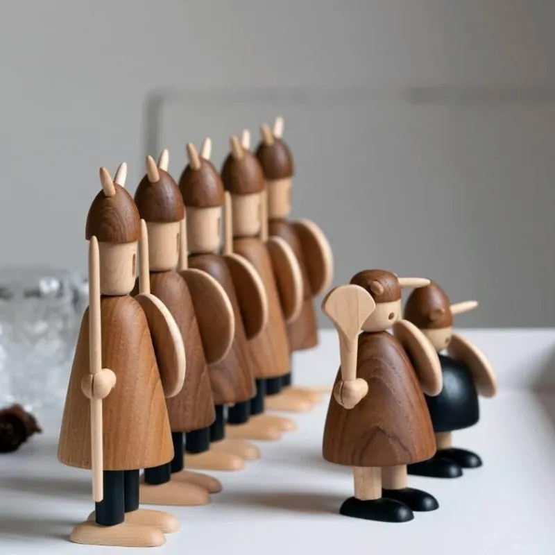 Willow u0026 Whim Wohndeko-Wikinger-Wohndekor aus Holz – Kreativer nordischer Akzent