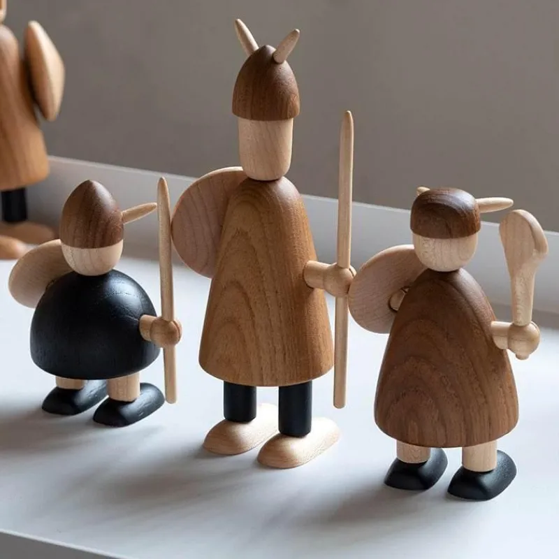 Willow u0026 Whim Wohndeko-Wikinger-Wohndekor aus Holz – Kreativer nordischer Akzent