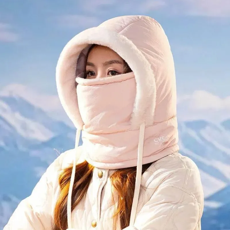 Wilderness Haven Outdoor-Artikel|Camping Im Freien-Winddichte, isolierte Gesichtsbedeckung mit Kapuze für den Winter – warmer Schutz