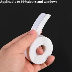 The Decor Haven Gadgets Für Zuhause-Winddichter selbstklebender Dichtungsstreifen - Staubdichte Türfensterisolierung