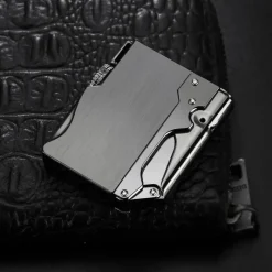 Cozy Living Camping Im Freien|Outdoor-Artikel-Winddichtes Butanfeuerzeug – Eleganter Fackelstil