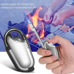 Roam Ready Camping-Werkzeuge|Heimwerkzeuge-Winddichtes LED-Campingfeuerzeug – Jet-Flame-Tool für den Außenbereich