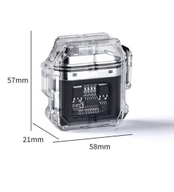 The Outdoor Vault Outdoor-Artikel|Outdoor-Gadgets-Winddichtes Regenbogen-Fackelfeuerzeug – prismatisches flammenloses Design