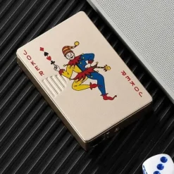 Roam Ready Outdoor-Artikel|Heimwerkzeuge-Winddichtes Spielkartenfeuerzeug – Stilvolles Flammenwerkzeug