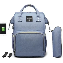 Kinder The Decor Haven Kinderwagen & Zubehör-Windelrucksack für Mütter und Babys mit großer Kapazität – multifunktionales USB-Design