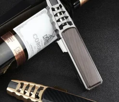 Roam Ready Outdoor-Artikel|Outdoor-Gadgets-Windfestes Jet-Flame-Feuerzeug – Turbinenwerkzeug für den Außenbereich