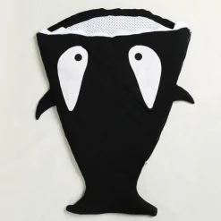 Kinder The Decor Haven Kinderzimmermöbel-Winter Hai Babydecke - Kuschelige Babydecke mit Hai-Motiv