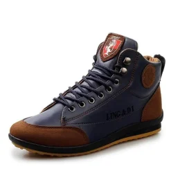 Herren Decor Herrenschuhe-Winterstiefel im britischen Stil – lässiges, warmes Schuhwerk