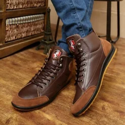 Herren Decor Herrenschuhe-Winterstiefel im britischen Stil – lässiges, warmes Schuhwerk