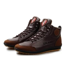 Herren Decor Herrenschuhe-Winterstiefel im britischen Stil – lässiges, warmes Schuhwerk