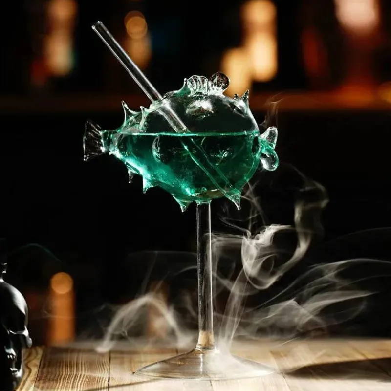 Tom Küche & Esszimmer-Wirbelglas-Strohhalmbecher für Partys, Nachtclubs, elegantes und lustiges Trinkgeschirr