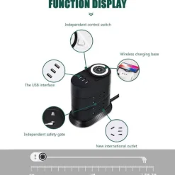Comfort u0026 Style Gadgets Für Zuhause-Wireless Charging Hub - Multifunktionale Steckdose