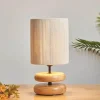 Glow u0026 Shade Beleuchtung-WoodWave Desk Lamp - Modern Wooden Table Light