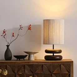 Glow u0026 Shade Beleuchtung-WoodWave Desk Lamp - Modern Wooden Table Light