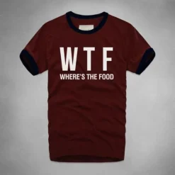 Damen Everly u0026 Lace Damenbekleidung-WTF Wo ist das Essen T-Shirt - Lustiges Foodie T-Shirt