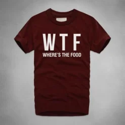 Damen Everly u0026 Lace Damenbekleidung-WTF Wo ist das Essen T-Shirt - Lustiges Foodie T-Shirt