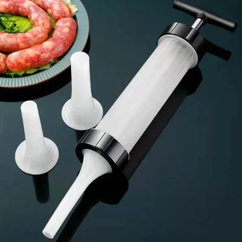 Tom Küche & Esszimmer-Wurstfüller und Jerky Gun Set Manueller Wurstfüller