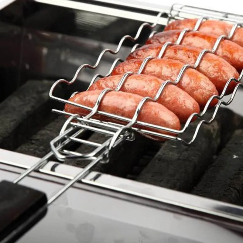 Adventure Basecamp Camping Im Freien|Outdoor-Artikel-Wurstgrillrost - BBQ-Kochwerkzeug