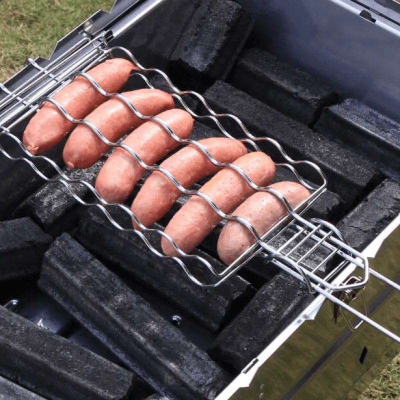 Adventure Basecamp Camping Im Freien|Outdoor-Artikel-Wurstgrillrost - BBQ-Kochwerkzeug