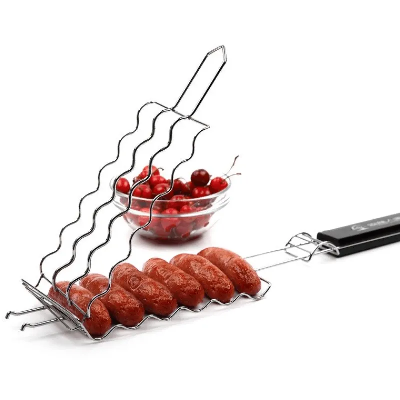 Adventure Basecamp Camping Im Freien|Outdoor-Artikel-Wurstgrillrost - BBQ-Kochwerkzeug