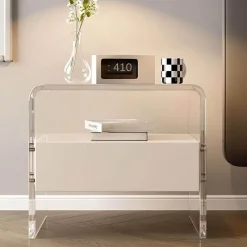 The Lounge Loft Möbel-Yasmine Nachttisch – Moderner Nachttisch mit Stauraum