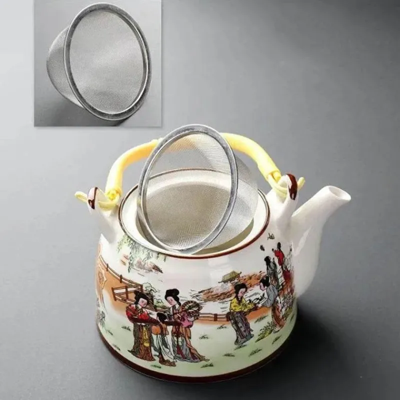 Plates u0026 More Küche & Esszimmer-Yixing-Teekanne – blau-weißer Gaiwan-Samowar aus Porzellan für Tee und Kaffee