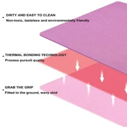 The Relaxation Nook Gesundheits-Gadgets|Gesundheits- Und Entspannungstools-Yogamatte – Übungsmatte zur Körperausrichtung für eine optimale Haltung