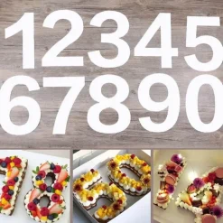 Tom Küche & Esszimmer-Zahlen-Kuchenform – vielseitiges Backwerkzeug für dekorierte Kuchen von 10 bis 35 cm