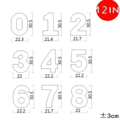 Tom Küche & Esszimmer-Zahlen-Kuchenform – vielseitiges Backwerkzeug für dekorierte Kuchen von 10 bis 35 cm