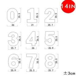 Tom Küche & Esszimmer-Zahlen-Kuchenform – vielseitiges Backwerkzeug für dekorierte Kuchen von 10 bis 35 cm