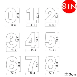 Tom Küche & Esszimmer-Zahlen-Kuchenform – vielseitiges Backwerkzeug für dekorierte Kuchen von 10 bis 35 cm