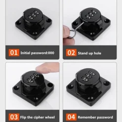 Comfort u0026 Style Gadgets Für Zuhause-Zahlenschloss – Sicherheitskennwortschloss für erhöhte Sicherheit