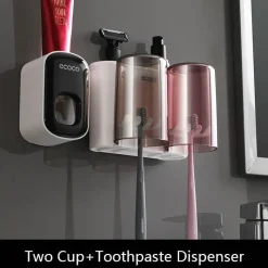 The Blissful Bath Badezimmer-Zahnbürstenhalter – Multifunktionaler Badezimmer-Organizer und Aufbewahrungslösung