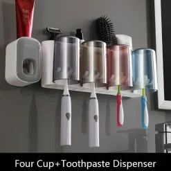 The Blissful Bath Badezimmer-Zahnbürstenhalter – Multifunktionaler Badezimmer-Organizer und Aufbewahrungslösung